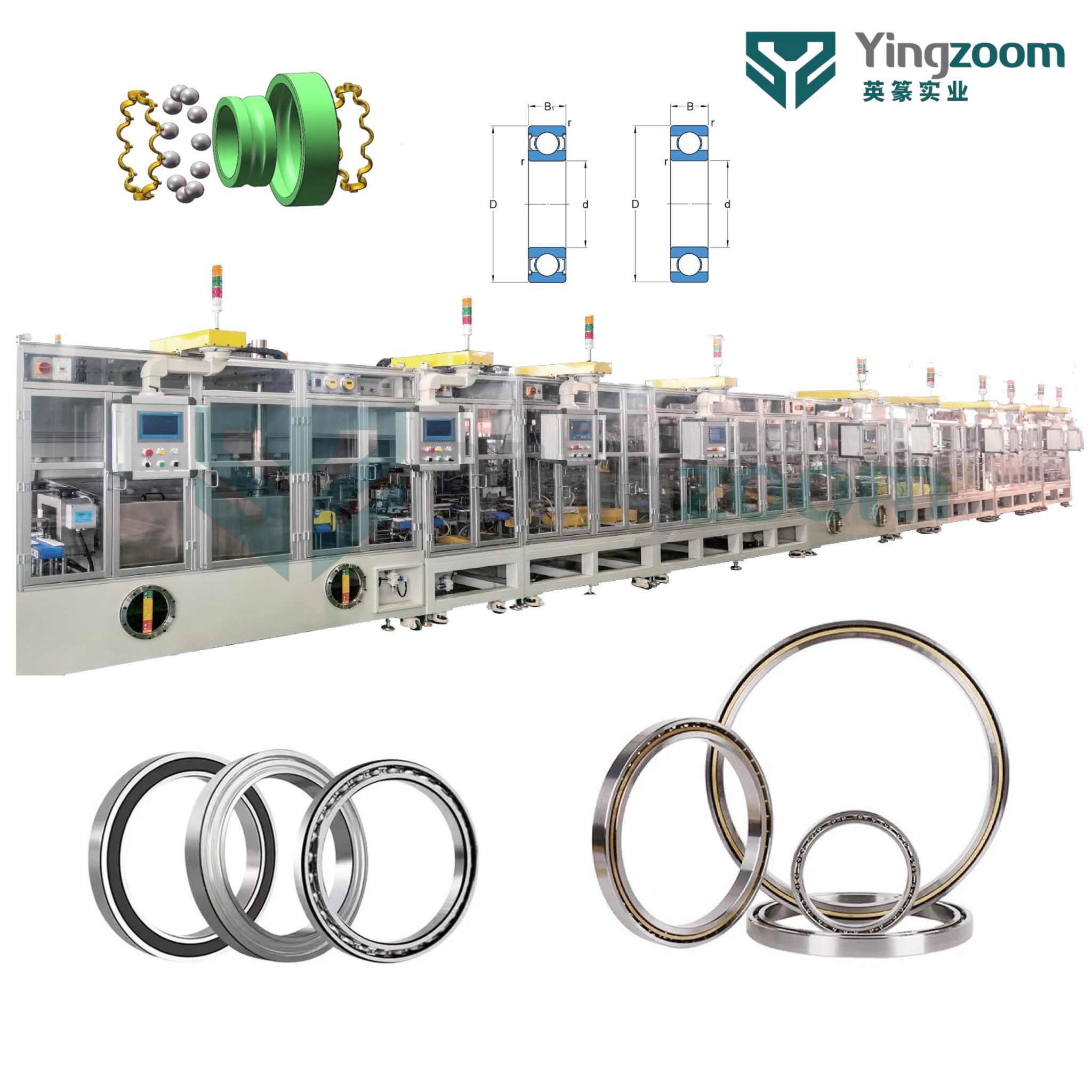 Automatic Thin-Wall Deep Groove Ball Bearing Assembly Line - Shanghai ...