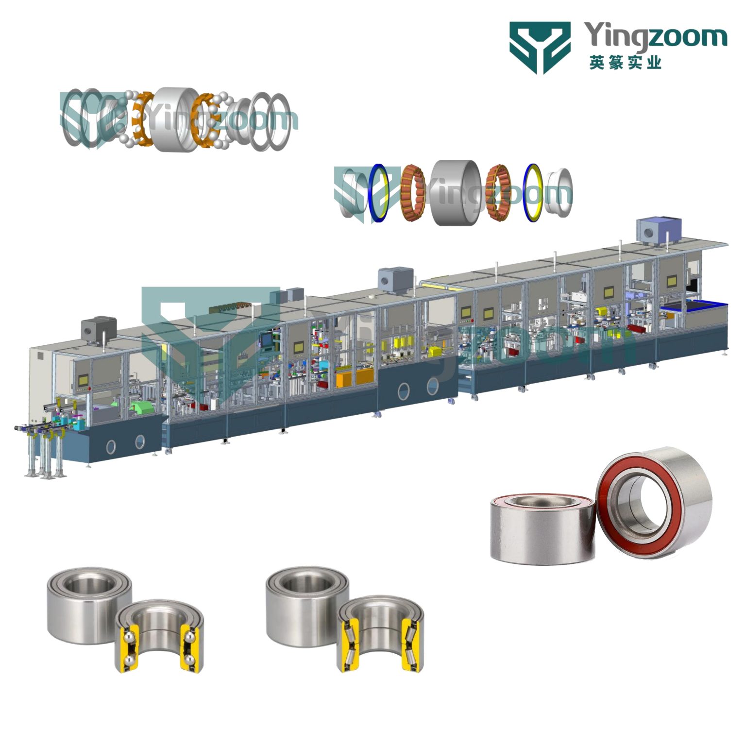 Bearing Assembly Line Shanghai Yingzoom Industrial Co Ltd All