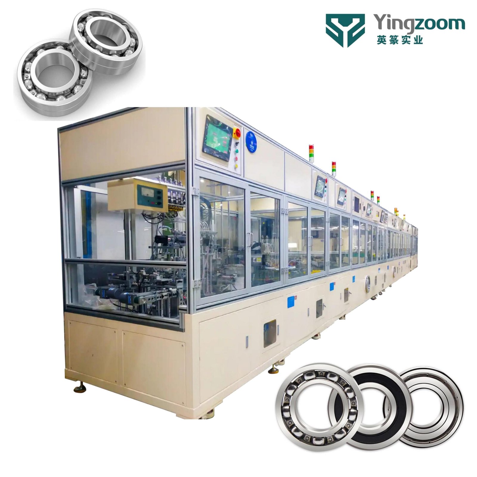 Semi-Automatic Deep Groove Ball Bearing Assembly Line