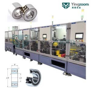 Automatic Double Row Deep Groove Ball Bearing Assembly and Testing Production Line