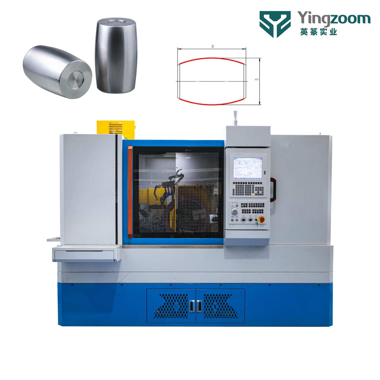 Wind Power Spindle Bearings Roller External Cylindrical Grinding Machine