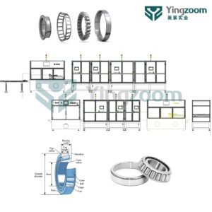 TRB Type Large Automatic Single Row Tapered Roller Bearing Assembly Line